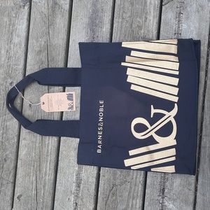 Handmade Fair Trade Barnes and Noble Organic Cotton Canvas Tote Bag